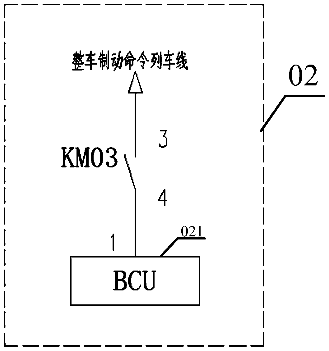 Railway vehicle and brake control system thereof