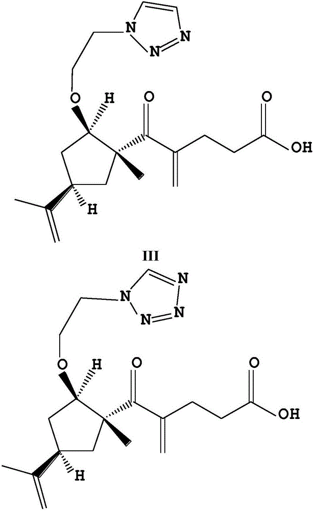 Use of composition of triazolyl derivative and 1H-tetrazolyl derivative of Artalbic acid in preparation of antibacterial medicines