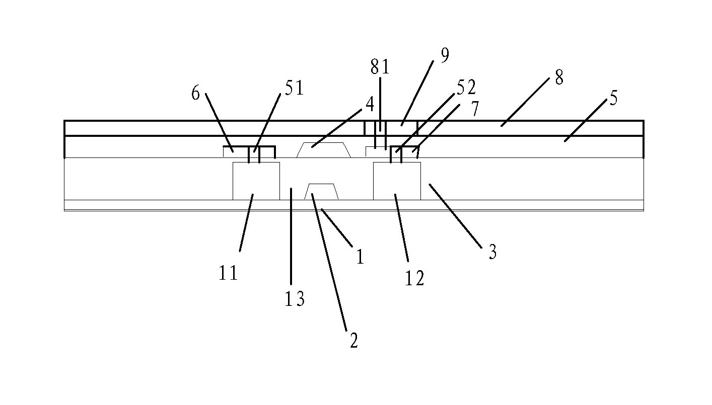 Low temperature poly silicon thin film transistors (ltps tfts) and TFT substrates