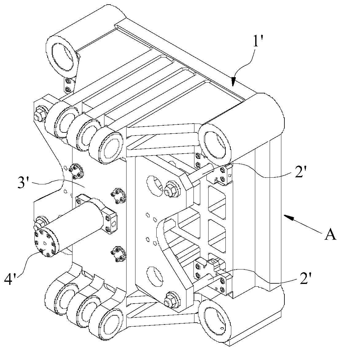 Main and auxiliary sub-mother two-stage oil cylinder multi-top injection molding top mold mechanism