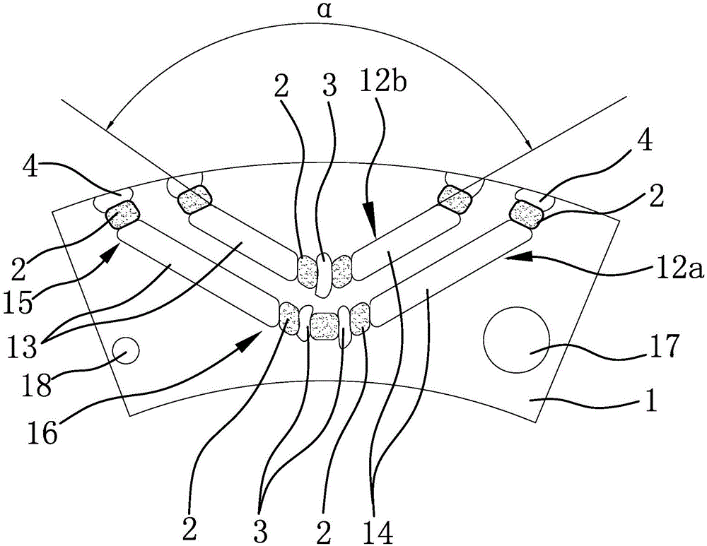 Punching sheet structure of permanent-magnet motor