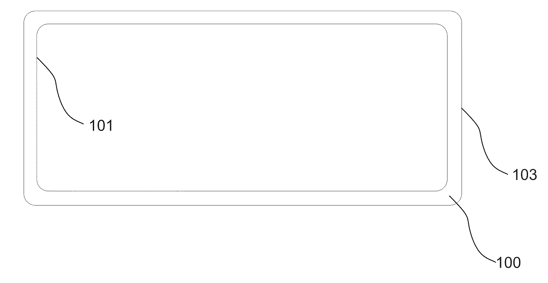 Mobile electronic device faceplate border and related methods