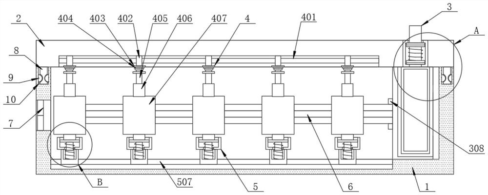 Anti-seepage system applied to batch fine decoration floor heating water segregator