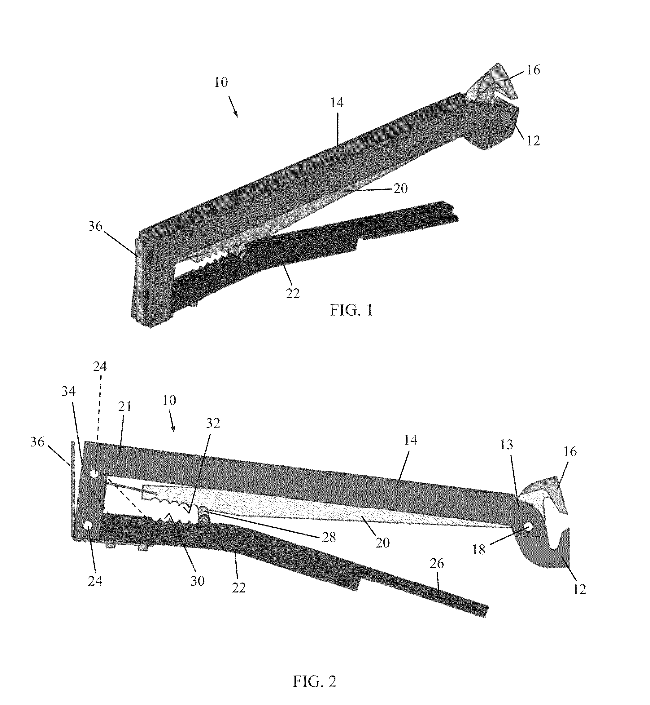 Double fulcrum tool