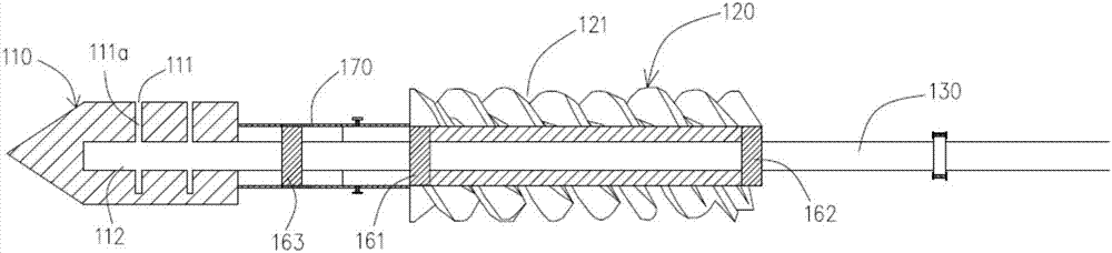 Integrated device for dredging drainage pipeline based on high pressure rotating jet flow