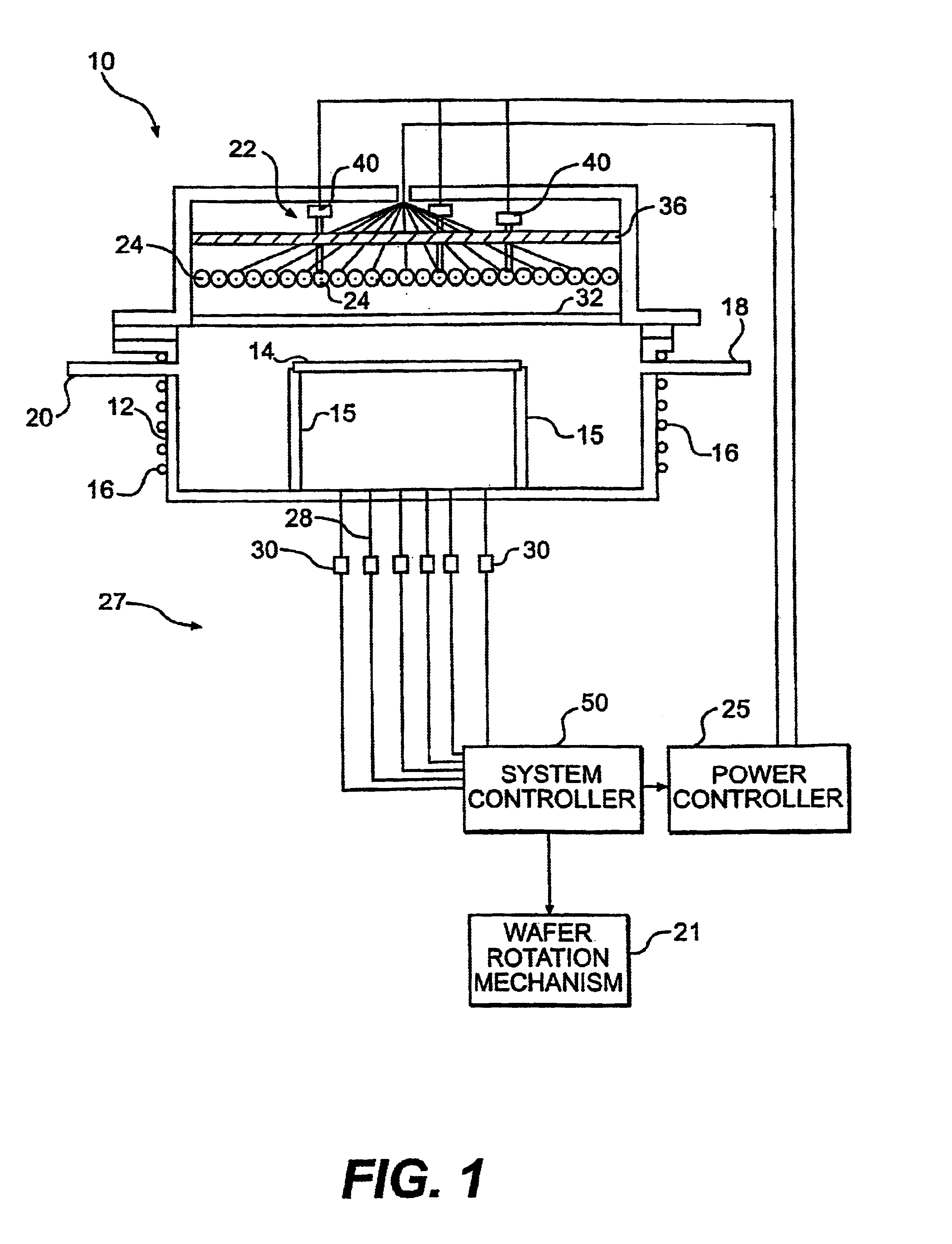 Heating configuration for use in thermal processing chambers