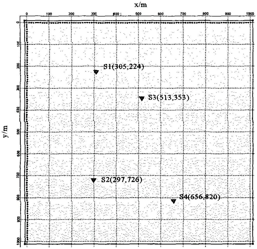 Location method of near-surface multiple hypocenters based on seismic wave depth migration theory