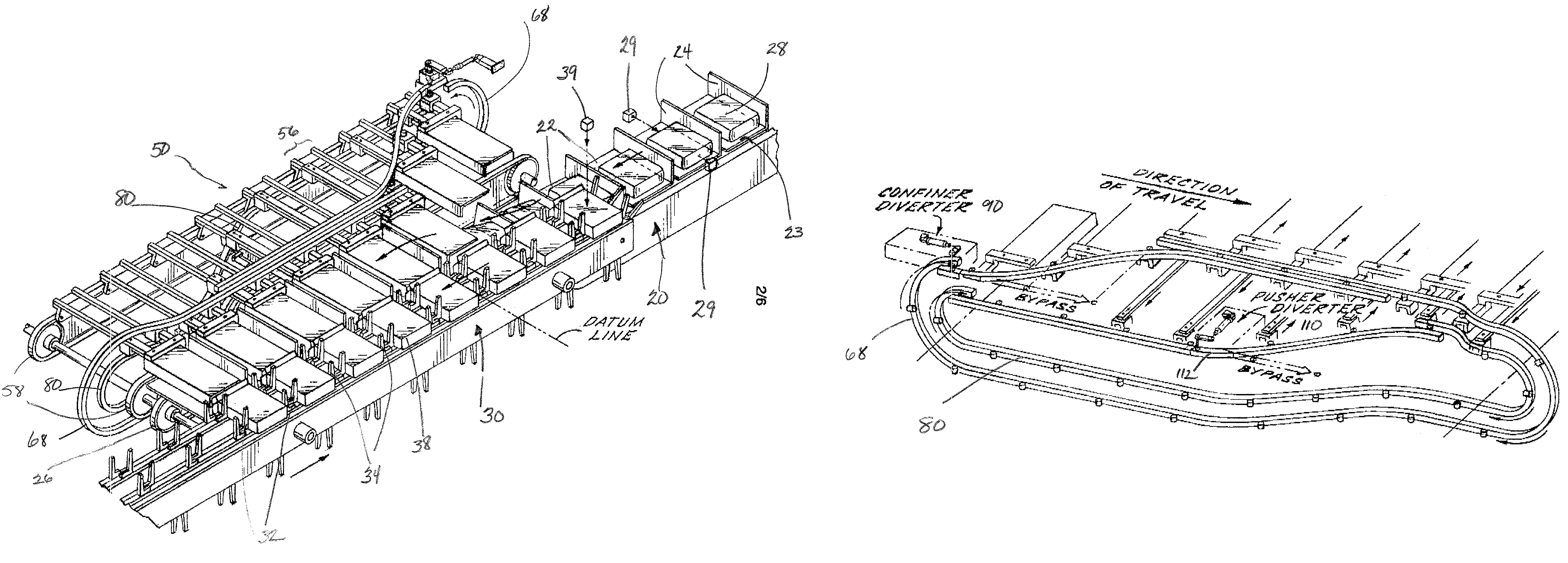 Integrated barrel loader and confiner apparatus for use in a cartoning system