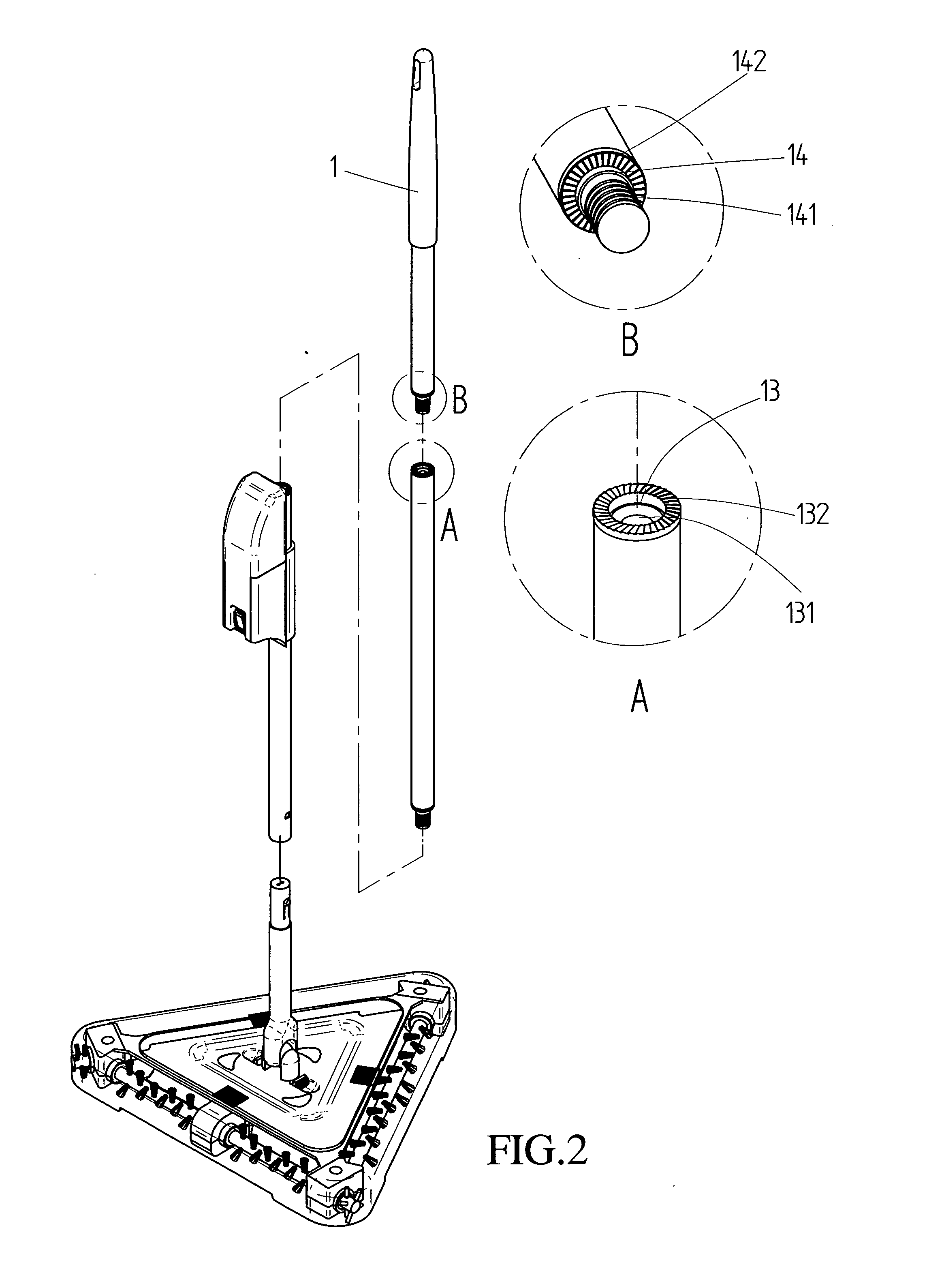 Motorized broom