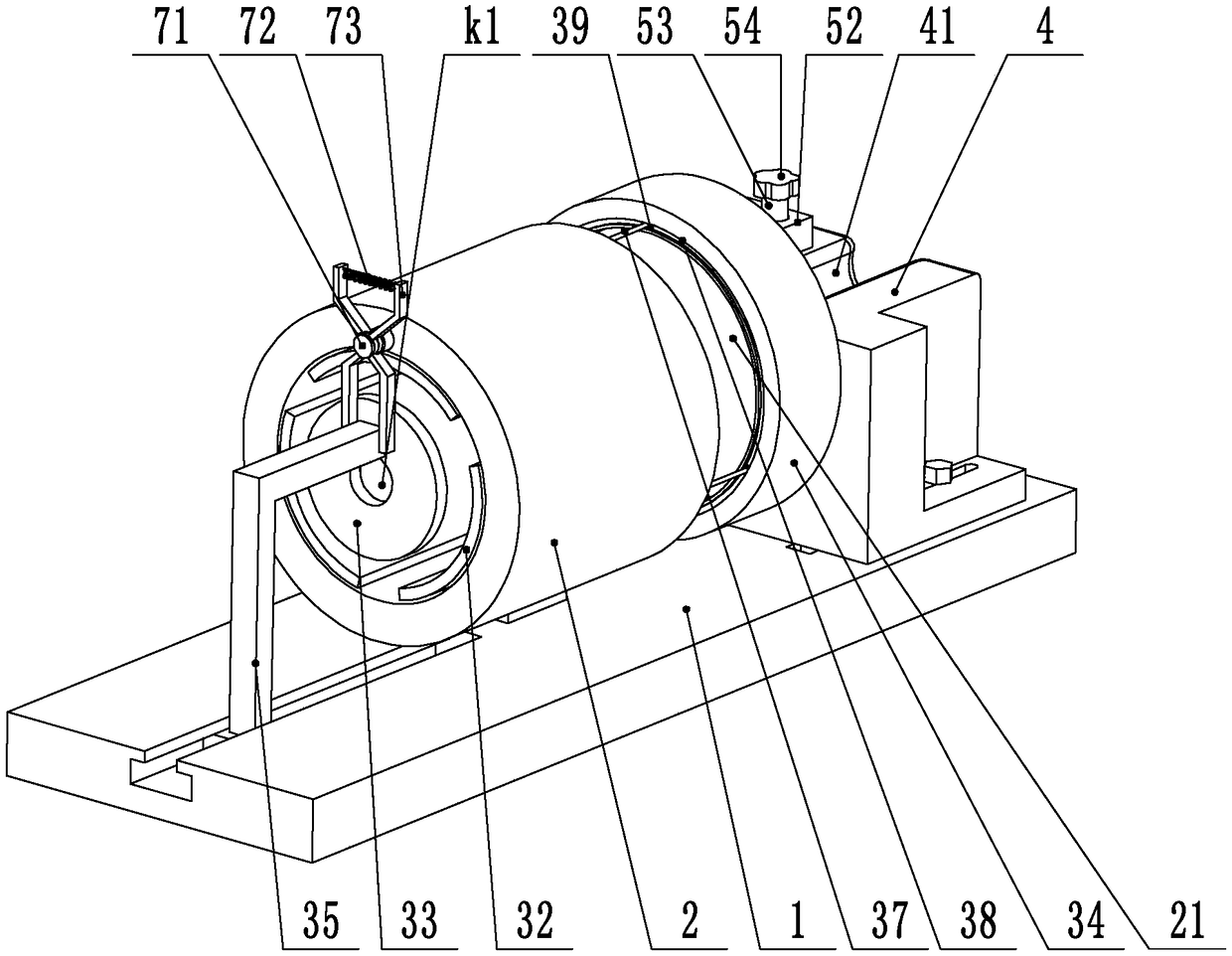 Mouse caudal vein combination intraperitoneal injection fixing device