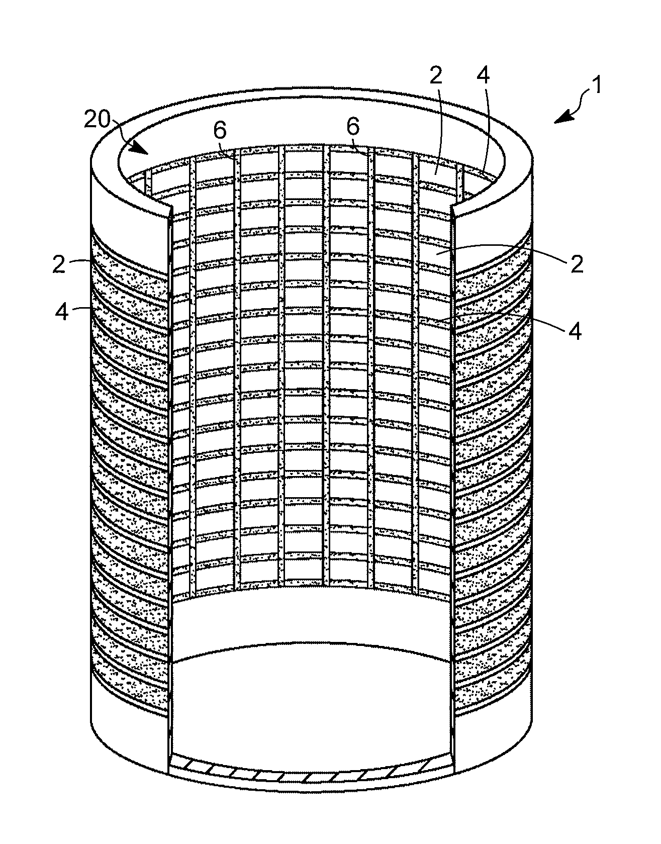 Fluid distribution in radial flow reactors including moving bed reactors