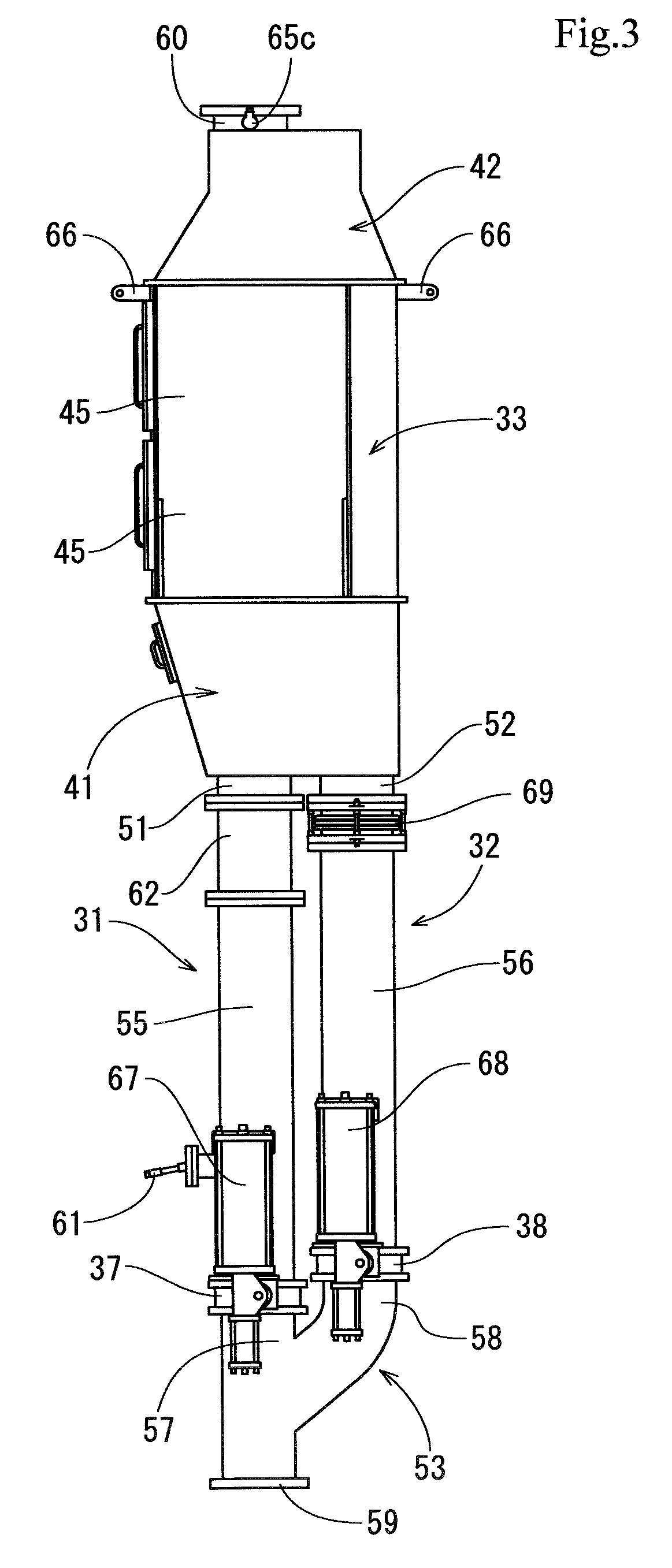 Exhaust gas purification system and ship having the same