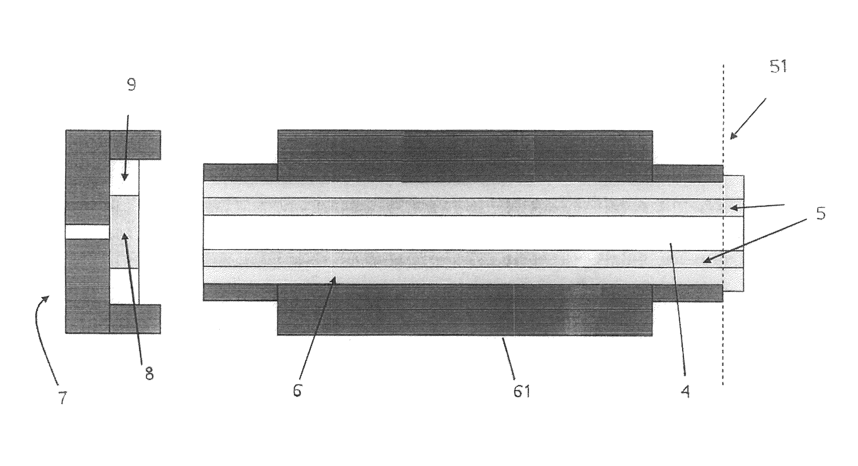 Method of cladding monolithic silica body and separation medium