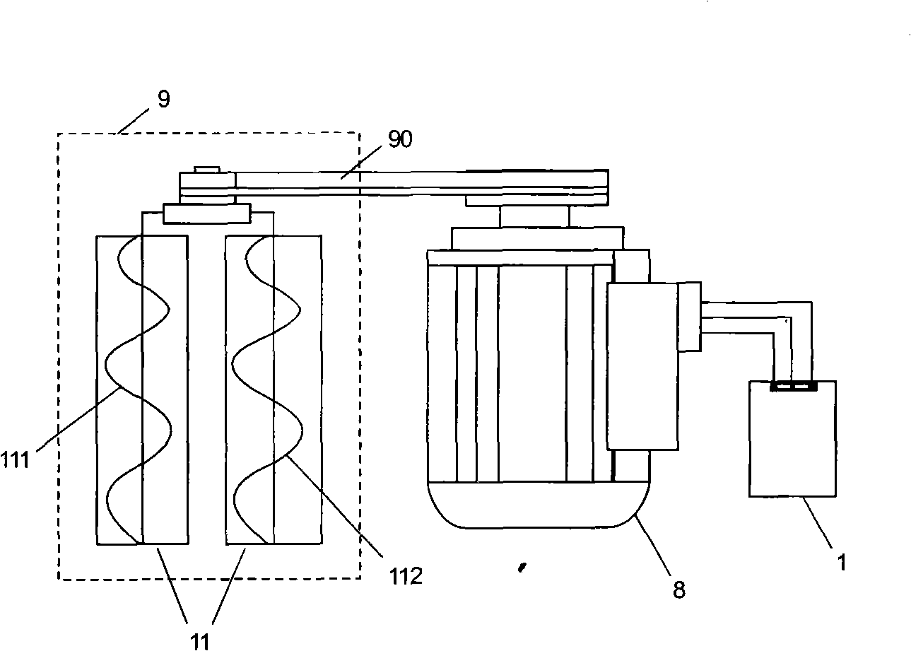 Soft ice cream machine with the frequency conversion control function