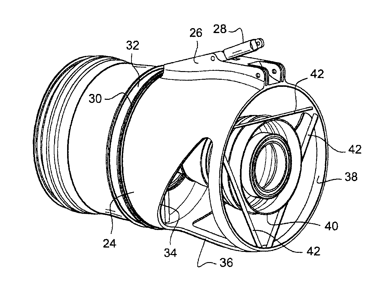 Propulsion system with integrated pylon