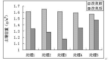 Method for improving and greening natural saline soil