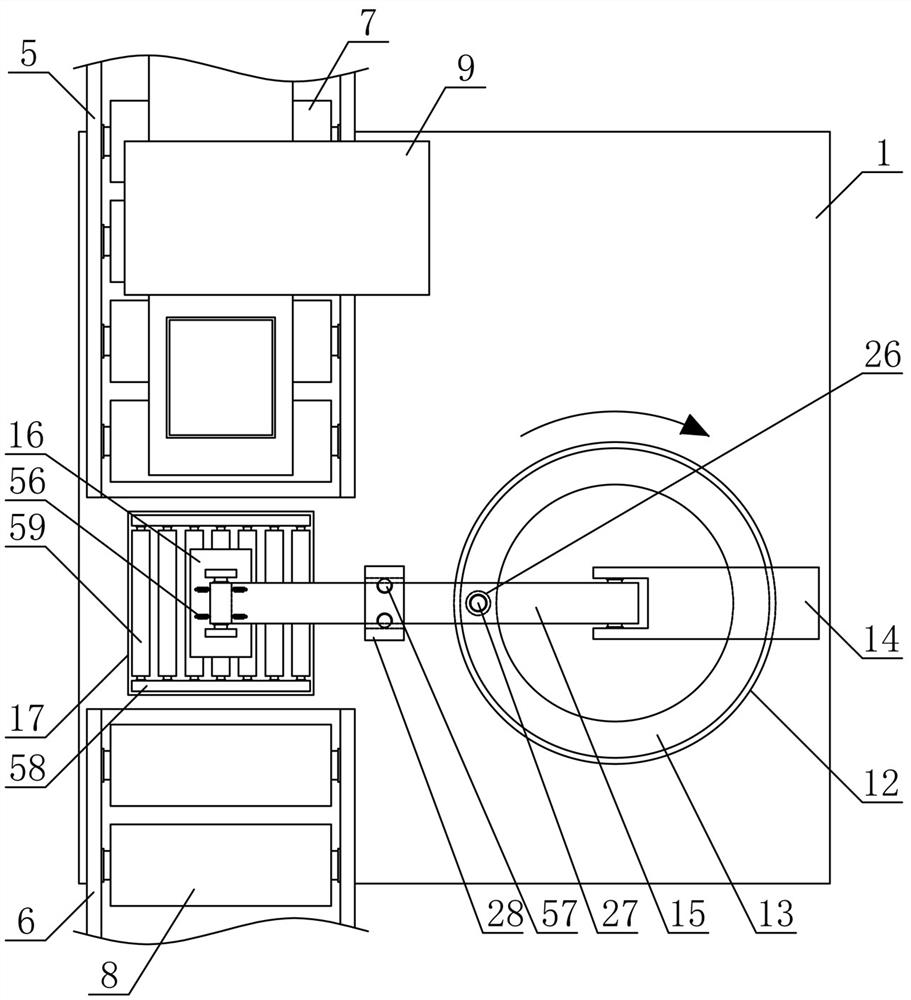 A metal sheet processing and conveying mechanism