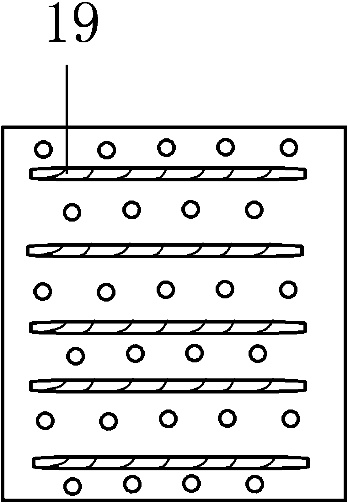 High-efficiency graded screening and cleaning device for construction sand and gravel