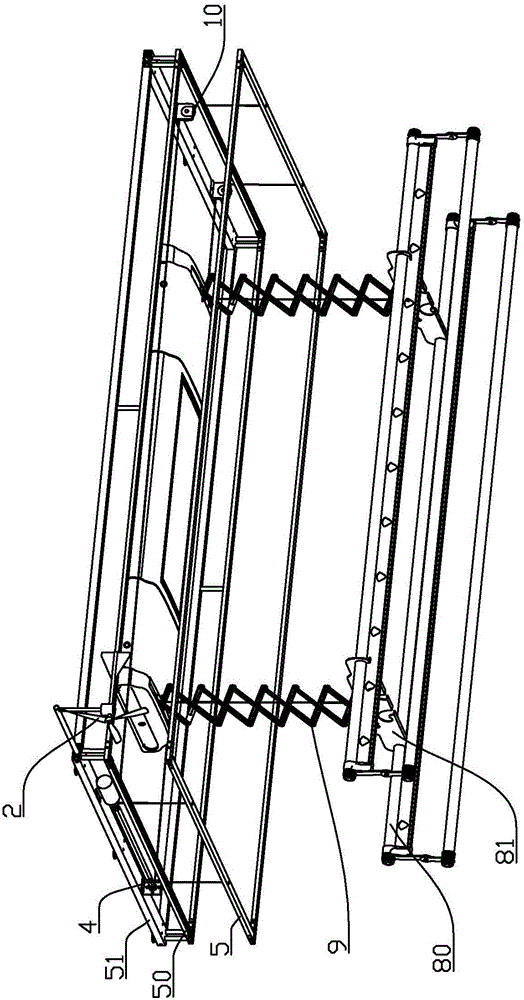 Intelligent electric rain and wind resistant laundry rack