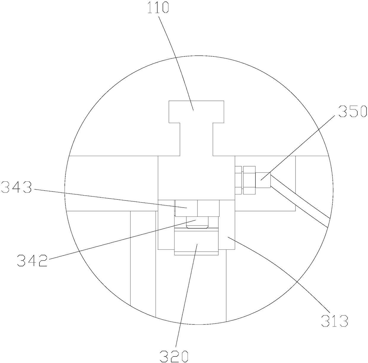 Mode locking system for fine-blanking machine