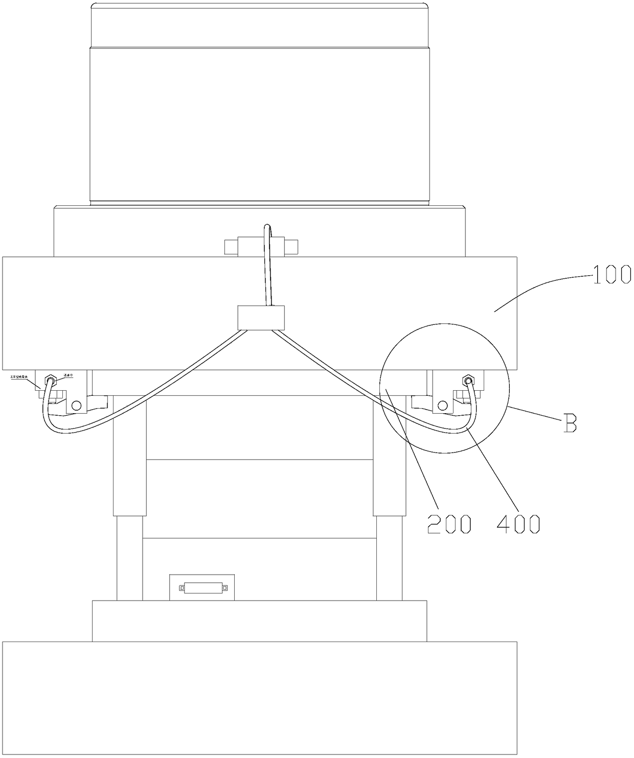 Mode locking system for fine-blanking machine