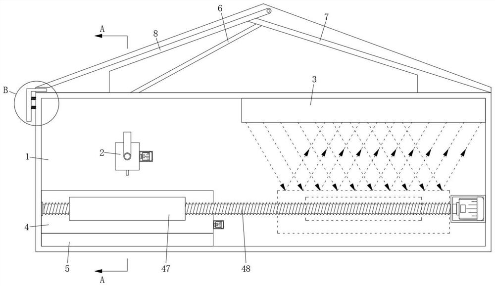 In-situ continuous detection device for trace element content in water quality