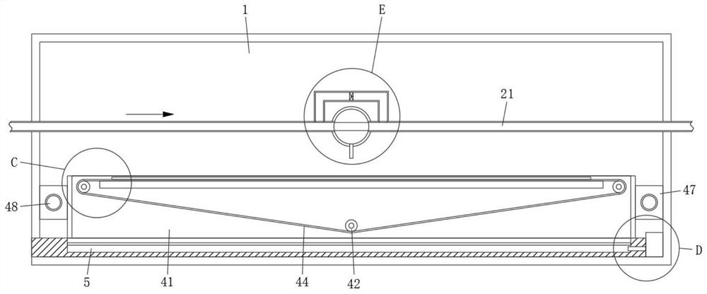 In-situ continuous detection device for trace element content in water quality