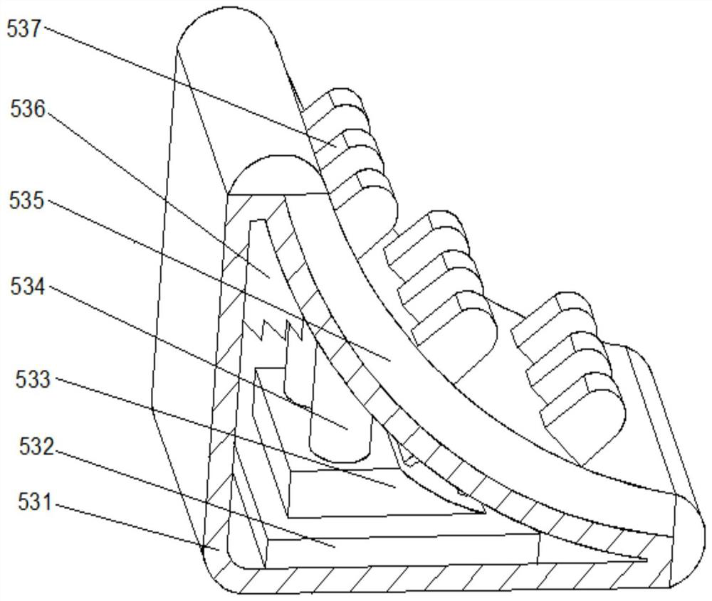 Building waste material crushing device