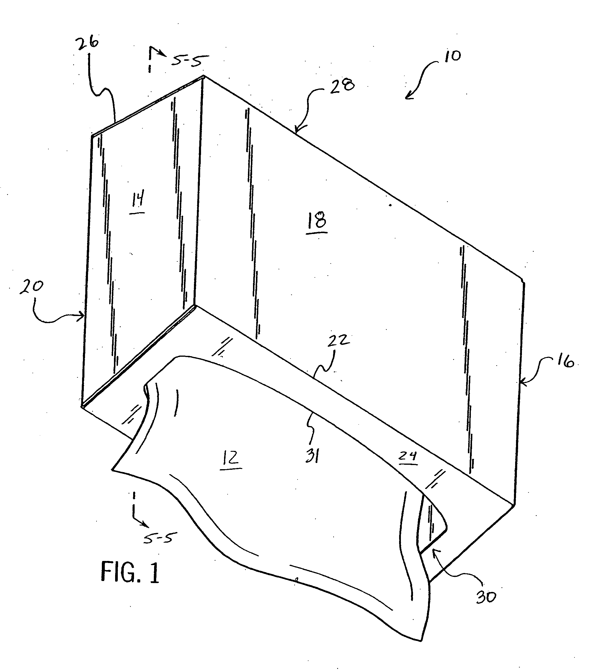 Folded product dispenser