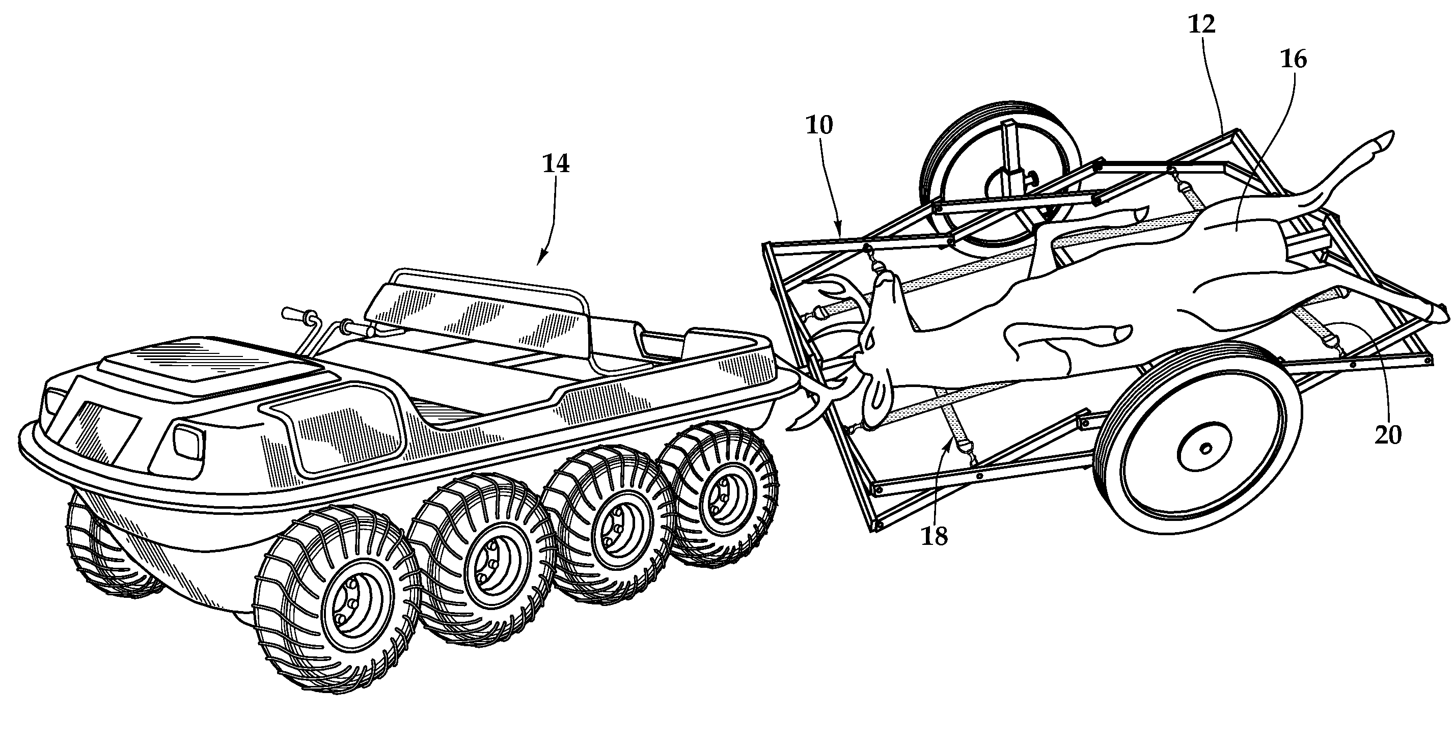 Collapsible Trailer and Method for Use of Same