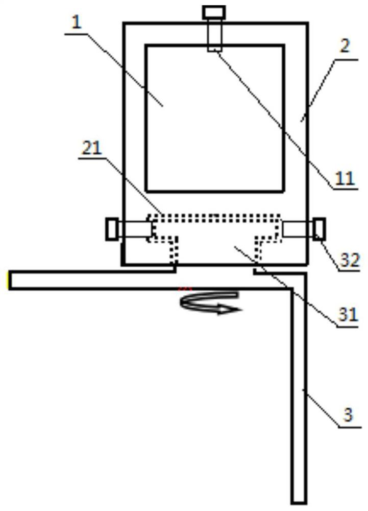 Transmission line iron tower angle steel tower material replacement protection device and replacement method