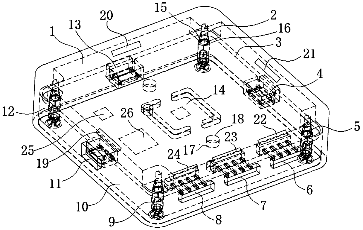 Positioning and orientating equipment and AGV