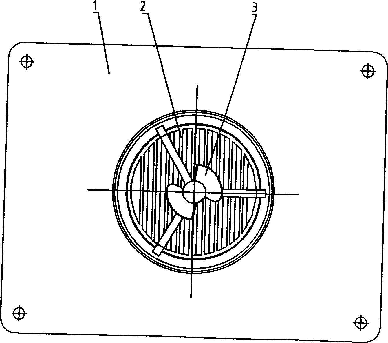 Non-power automatic-rotating air outlet structure of automobile air conditioner