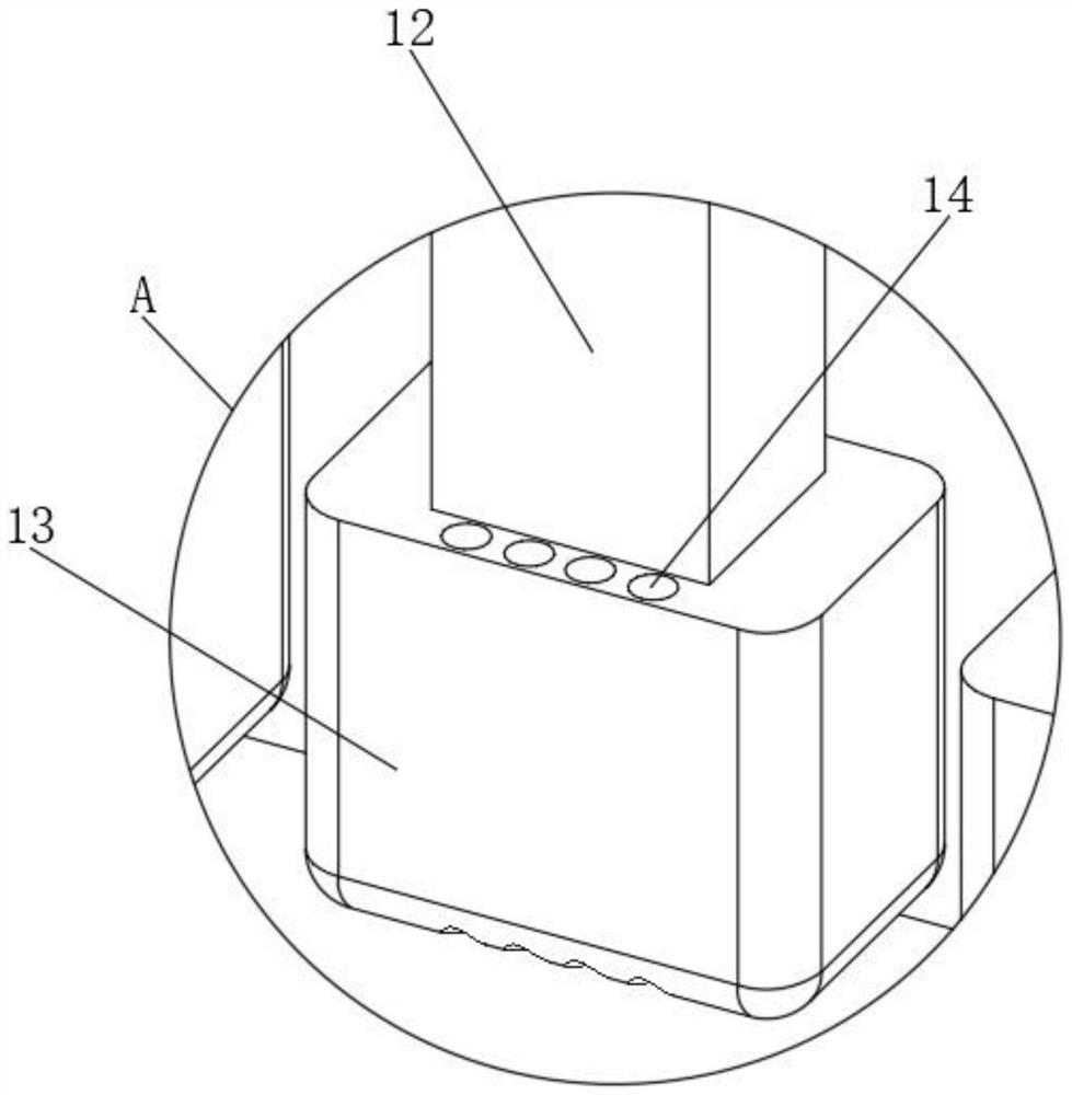 Food additive detection device for solid food