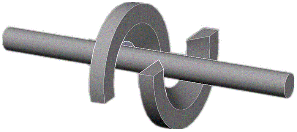 Ultrasonic phased array probe system used in transversal flaw detection in tubular material or rod material