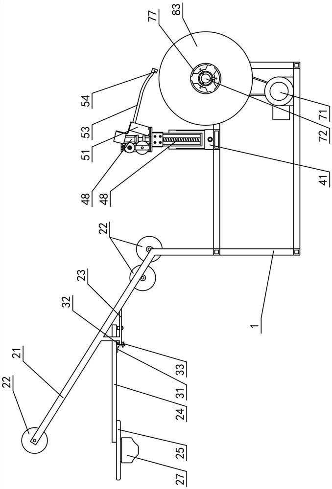 Semi-automatic pipe winding and arranging machine