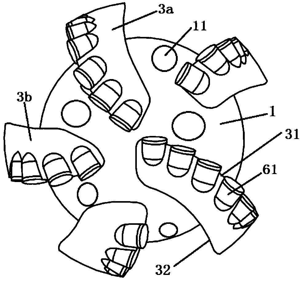 A long-life drill bit with self-healing ability