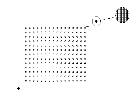 A production method for an electroformed stencil with mark points