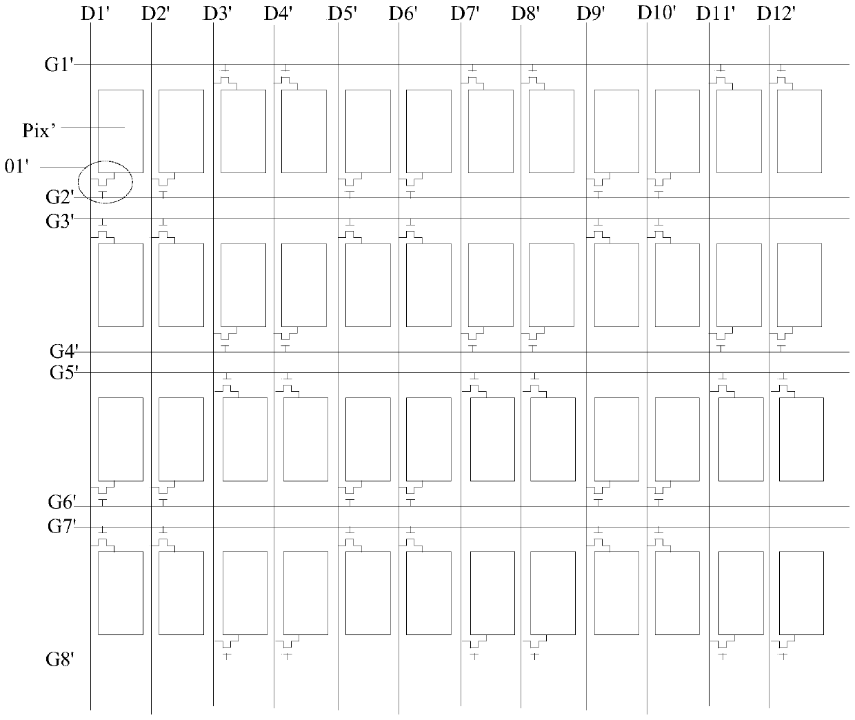 Array substrate, liquid crystal display panel and display device