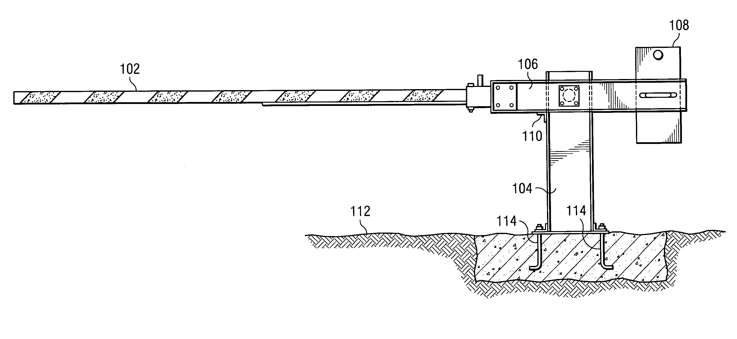 Barrier gate with torque limiter