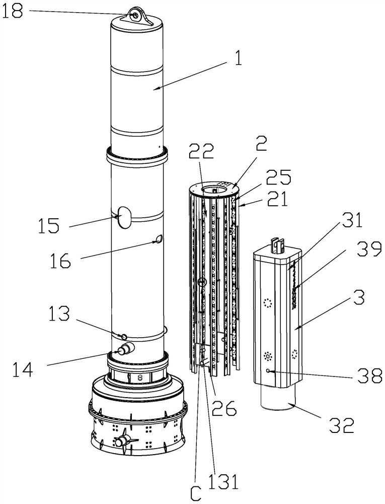 Round damping impact hammer with lubricating structure