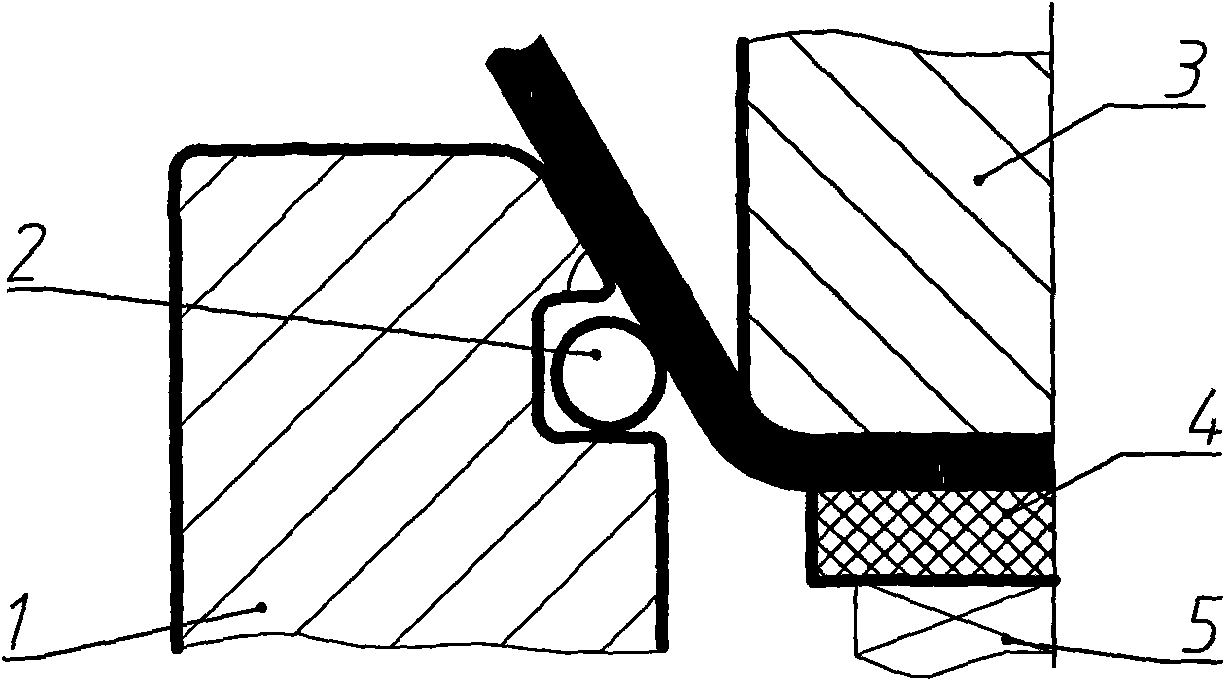 Sectional bending mould for machining heavy forging