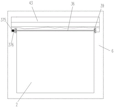 The on-off control device of the orifice at the height of the shelter