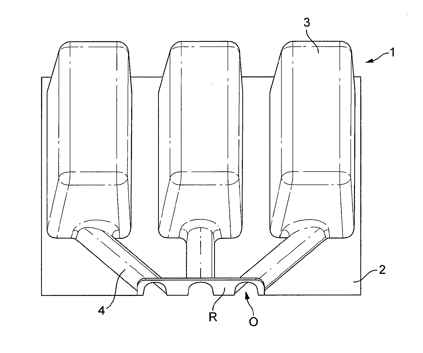 Card for containing food or beverage ingredients