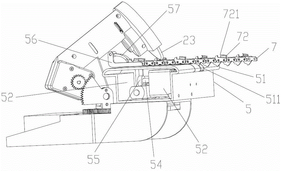 Full-automatic chain saw sharpener and shape saw sharpening method using same