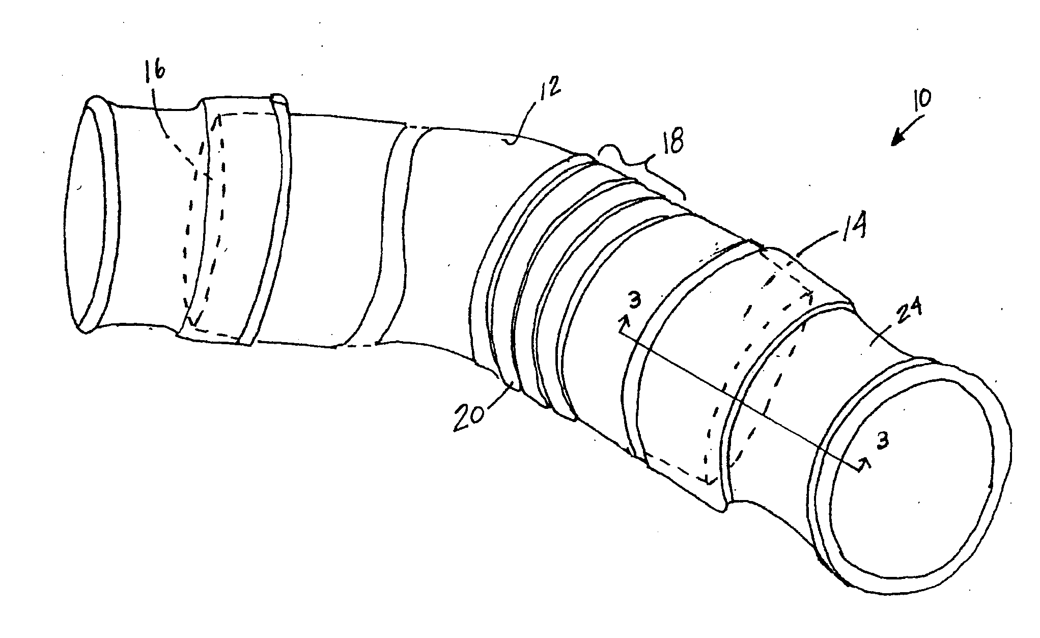 Two-shot or insert molded cuffs for welding onto clean air ducts