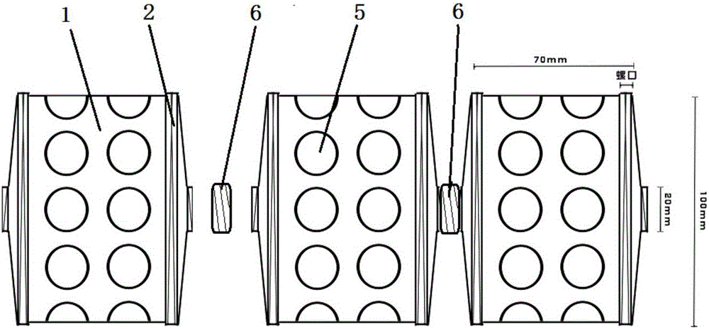 Jellyfish acetabulum culture device and use method thereof