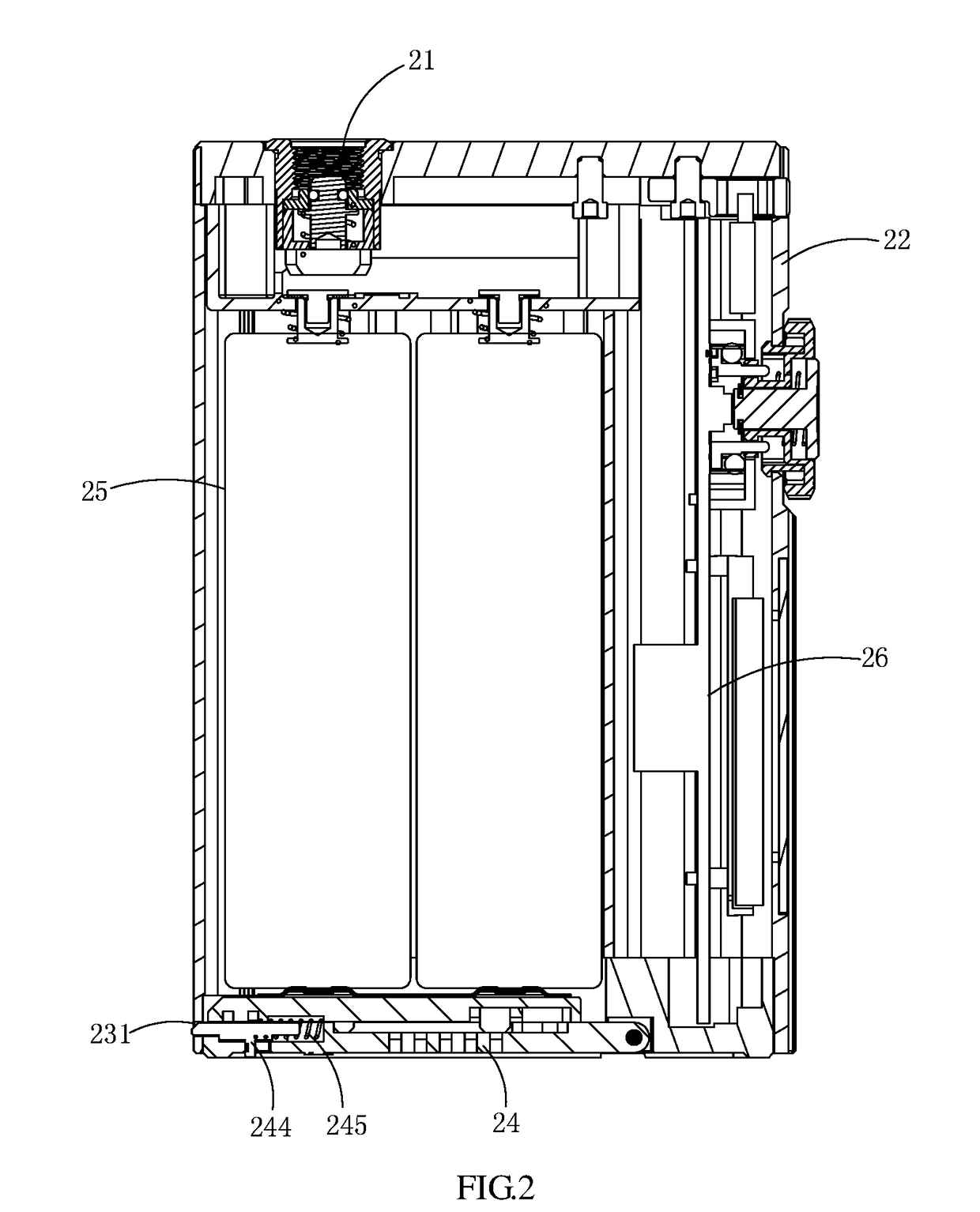 Power supply device for electronic atomizer