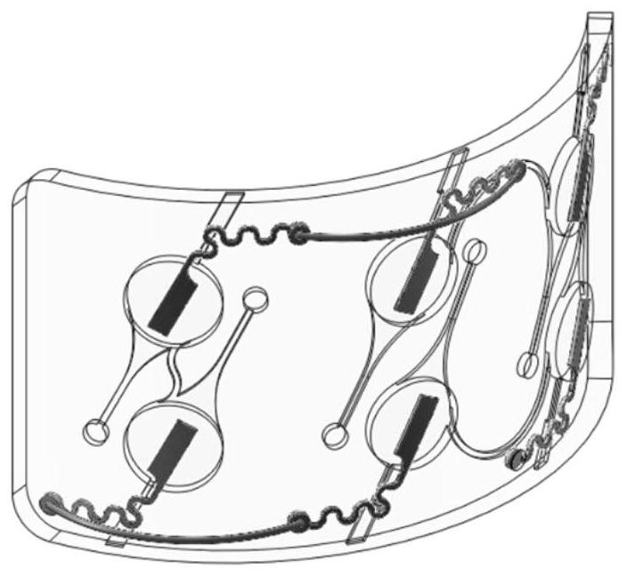 Flexible wearable power supply device and manufacturing method