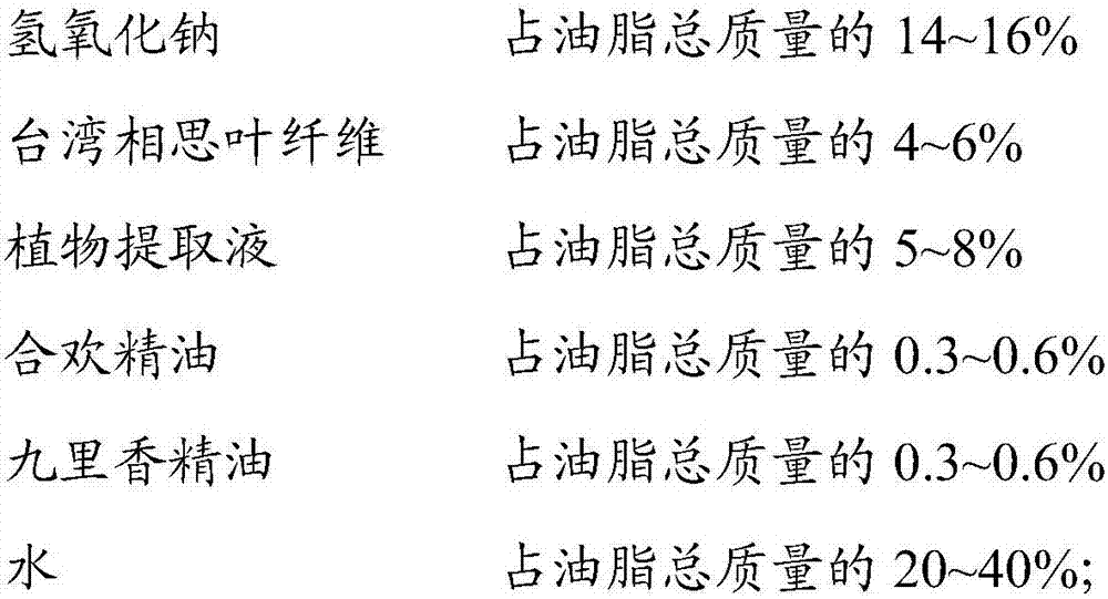 Handmade soap and preparation method thereof